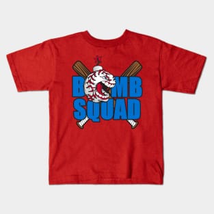 Bomb Squad Baseball Logo Kids T-Shirt